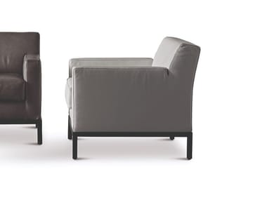 BERRY - Upholstered fabric armchair with removable cover (Request Info).