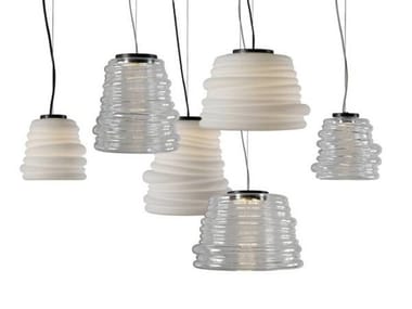 BIBENDUM - Glass pendant lamp (Request Info).