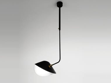 BIBLIOTH?QUE COURBE - Adjustable metal ceiling lamp (Request Info).