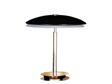 BIS - TRIS - Opal glass and metal table lamp (Request Info).