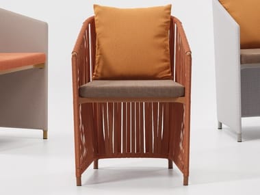 BITTA LOUNGE - Garden chair with armrests (Request Info).