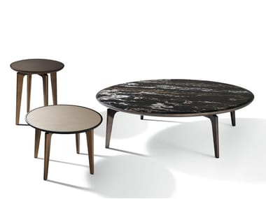 BLEND - Round marble coffee table (Request Info).