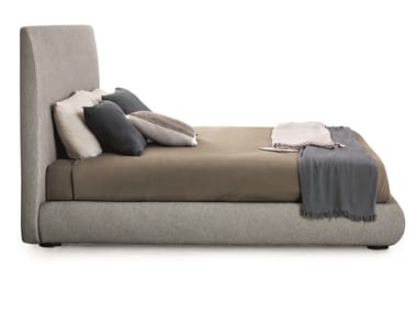 BLOOM - Fabric double bed with upholstered headboard (Request Info).