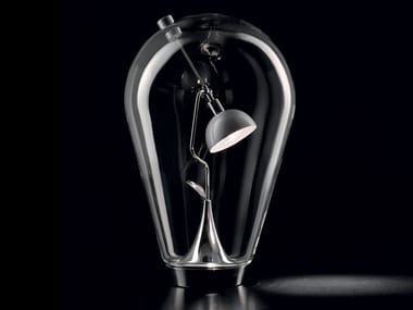 BLOW - LED adjustable blown glass table lamp (Request Info).