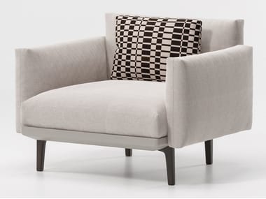 BOMA - Fabric garden armchair with armrests (Request Info).