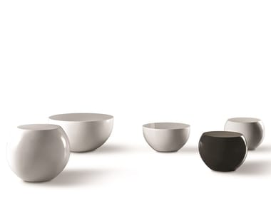 BONGO - Low round polyurethane coffee table (Request Info).