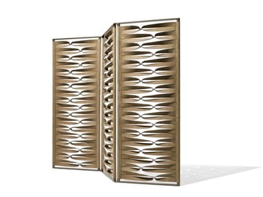 BOREALIS - Leather room divider (Request Info).