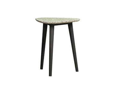 BRICK 244 - Triangular solid wood coffee table (Request Info).