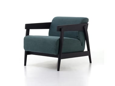 BRICK 305 - Fabric armchair with armrests (Request Info).