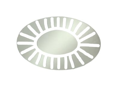 BRICK 96 - Wall-mounted oval mirror (Request Info).