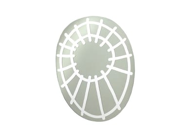 BRICK 97 - Wall-mounted oval mirror (Request Info).