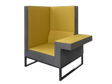BRICKS WORKCHAIR - High-back armchair with armrests (Request Info).