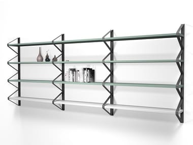 BROOKLYN - Open floating bookcase (Request Info).