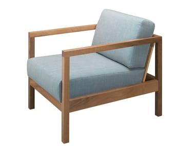 BYRON - Solid wood armchair with armrests (Request Info).