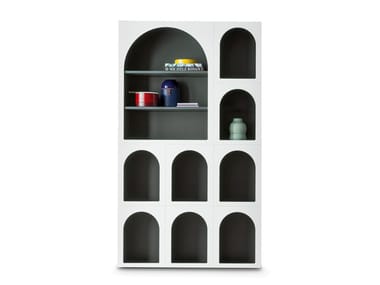 CABINET DE CURIOSIT? - Open modular wooden bookcase (Request Info).