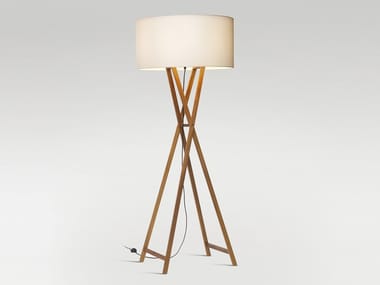 CALA - Oak floor lamp with PET lampshades (Request Info).