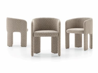 CALI - Upholstered fabric chair with armrests (Request Info).