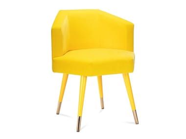 BEELICIOUS - Upholstered velvet easy chair by Royal Stranger