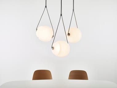 CAPSULA - LED blown glass pendant lamp (Request Info).