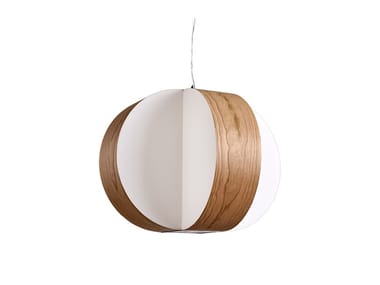 CARAMBOLA - Handmade wood veneer pendant lamp (Request Info).
