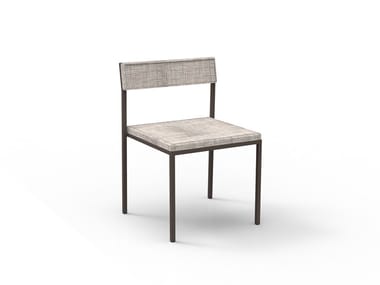CASILDA - Stackable garden chair with integrated cushion (Request Info).