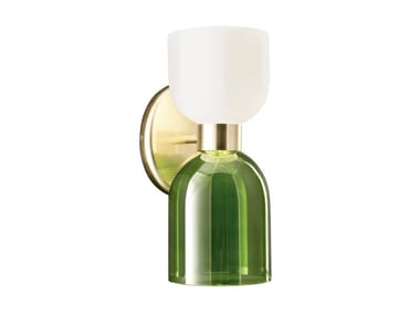 CATERINA 4026/AP2 - LED glass wall lamp with fixed arm (Request Info).