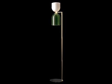 CATERINA 4026/P - LED glass floor lamp with dimmer (Request Info).