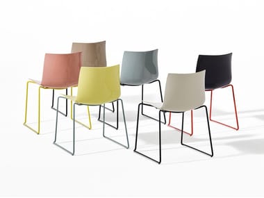 CATIFA 46 - NEW EDITION - Sled base chair (Request Info).