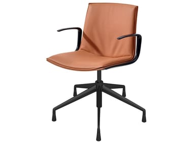 CATIFA UP - Fabric chair with 5-spoke base with armrests (Request Info).