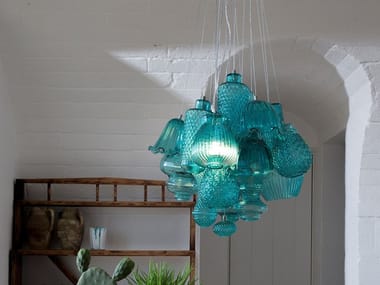 CERAUNAVOLTA - Glass pendant lamp (Request Info).