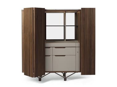 CHARLOTTE - Walnut highboard (Request Info).