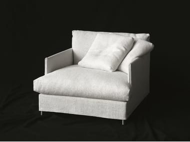 CHEMISE XL - Fabric armchair with armrests (Request Info).
