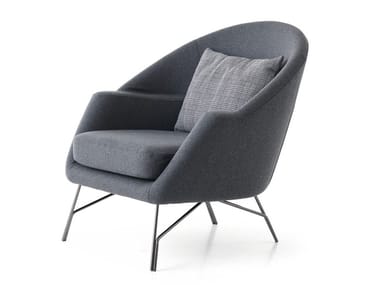 CHILLOUT - Fabric armchair with armrests (Request Info).