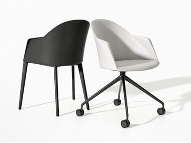 CILA - Chair with armrests with 4-spoke base (Request Info).