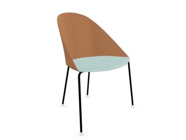 CILA - Polypropylene chair with integrated cushion (Request Info).