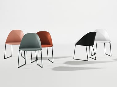 CILA - Sled base chair with integrated cushion (Request Info).