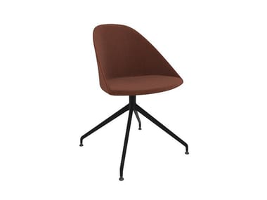 CILA - Swivel trestle-based fabric chair (Request Info).