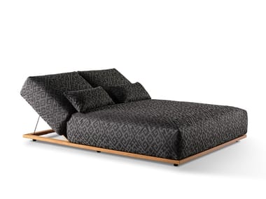 CLAUD OPEN AIR - Recliner technical fabric garden bed (Request Info).