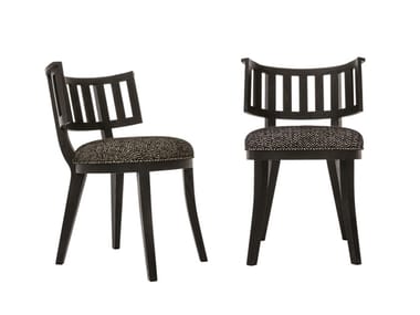 CLEIDE - Upholstered wooden chair (Request Info).