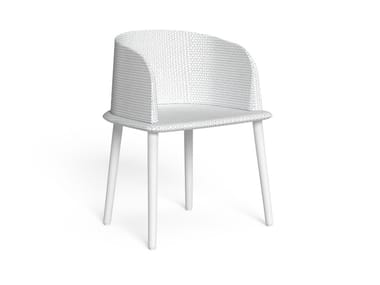 CLEOSOFT-ALU - Fabric garden chair with armrests (Request Info).