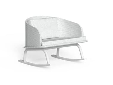 CLEOSOFT-ALU - Rocking armchair with removable cover (Request Info).