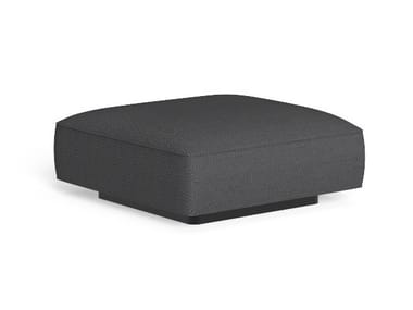 CLIFF DEC? - Square fabric garden pouf (Request Info).
