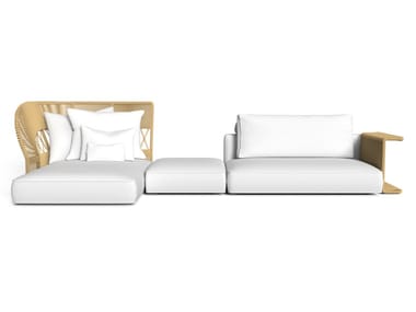 CLIFF DEC? - Sectional garden sofa with chaise longue (Request Info).