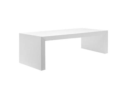 CLOSED BENCH LACQUERED - Wooden bench (Request Info).