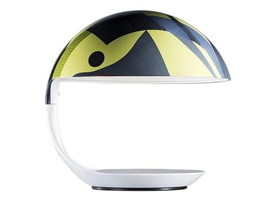 COBRA TEXTURE - ALESSANDRO GUERRIERO - Swivel resin table lamp (Request Info).