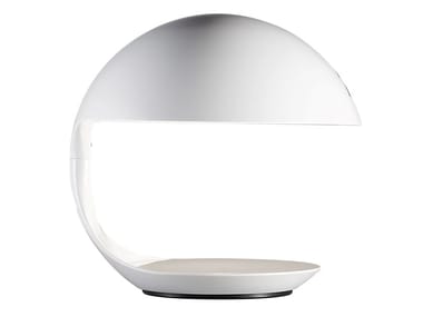 COBRA TEXTURE - ALESSANDRO MENDINI - Swivel resin table lamp (Request Info).