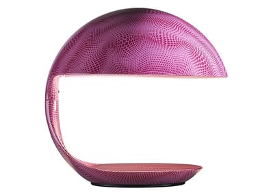 COBRA TEXTURE - KARIM RASHID - Swivel resin table lamp (Request Info).