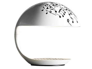 COBRA TEXTURE - MARCO GHILARDUCCI - Swivel resin table lamp (Request Info).