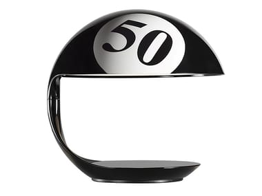 COBRA TEXTURE - STUDIO LUCCHI & BISERNI - Swivel resin table lamp (Request Info).