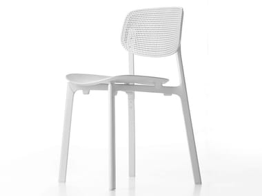 COLANDER - Stackable polypropylene chair (Request Info).